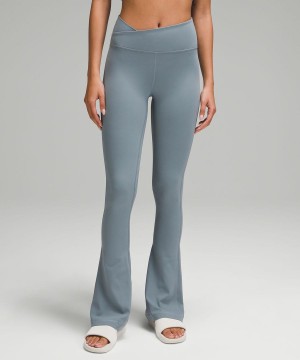 Lululemon Align™ Asymmetrical-Taille Mini-Flared 32" Leggings Damen Blau | 6073ORTSG