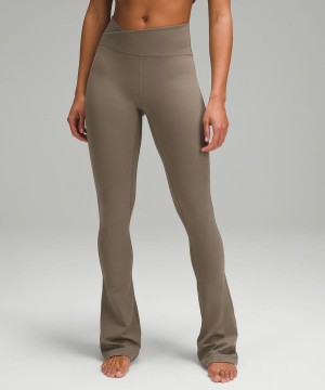 Lululemon Align™ Asymmetrical-Taille Mini-Flared 32" Leggings Damen Grau | 8431JLMQA