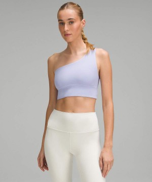 Lululemon Align™ Asymmetrical Bra Light Support, A/B Cup Sport BH Damen Lila | 7469WCPYE