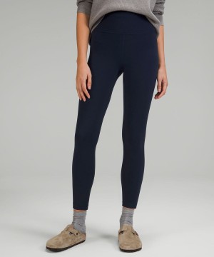 Lululemon Align™ High-Rise 25" Leggings Damen Navy | 3862WAUMS