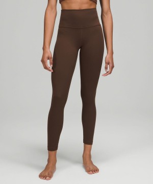 Lululemon Align™ High-Rise 25" Leggings Damen Schokolade | 5278GFMXS