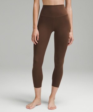 Lululemon Align™ High-Rise 25" Leggings Damen Schokolade | 5129ERPSA