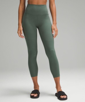 Lululemon Align™ High-Rise 25" Leggings Damen Dunkelgrün | 3251FPYJE