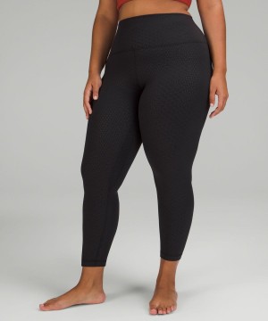 Lululemon Align™ High-Rise 25" Leggings Damen Schwarz | 0297SDLWZ