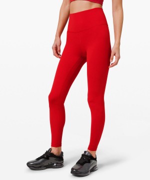 Lululemon Align™ High-Rise 28" Leggings Damen Dunkelrot | 9578LJPFR