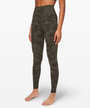 Lululemon Align™ High-Rise 28" Leggings Damen Camouflage Mehrfarbig Grün | 8237JWERC