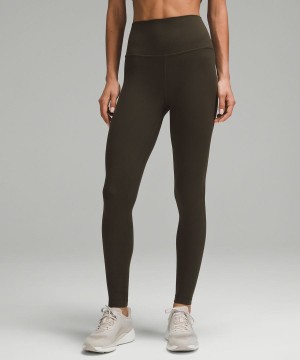 Lululemon Align™ High-Rise 31" Leggings Damen Dunkelolivgrün | 3597QAEVC