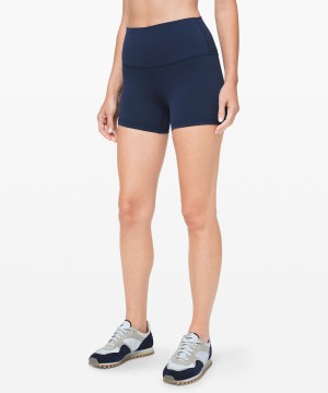 Lululemon Align™ High-Rise 4" Kurze Hose Damen Navy | 8731MBFPW