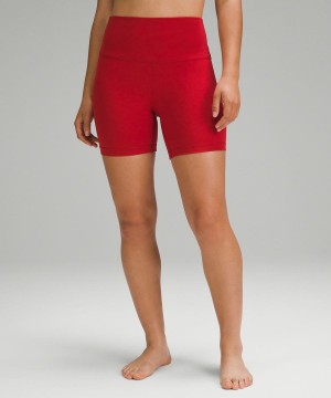 Lululemon Align™ High-Rise 6" Kurze Hose Damen Rot | 7980BNYWD