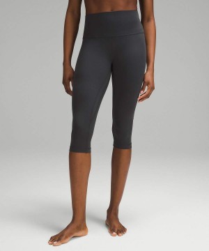 Lululemon Align™ High-Rise Crop 17" Leggings Damen Tiefesgrau | 0324PJMNY