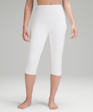 Lululemon Align™ High-Rise Crop 17" Leggings Damen Weiß | 8256GIDJM