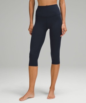 Lululemon Align™ High-Rise Crop 17" Leggings Damen Navy | 2305KUHAB