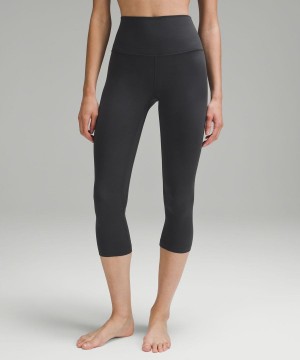 Lululemon Align™ High-Rise Crop 21" Leggings Damen Tiefesgrau | 5892WHDXK