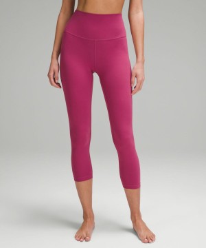 Lululemon Align™ High-Rise Crop 23" Leggings Damen Lila | 2685FOHTZ