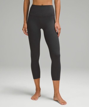 Lululemon Align™ High-Rise Crop 23" Leggings Damen Tiefesgrau | 3906TIAYU