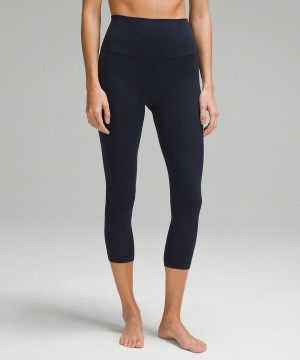 Lululemon Align™ High-Rise Crop 23" Leggings Damen Navy | 1457RZJUK