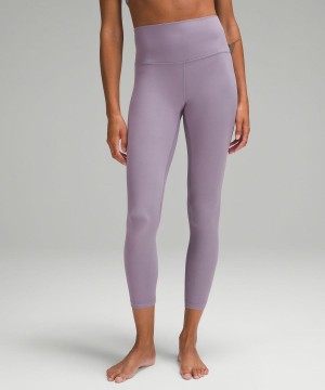 Lululemon Align™ High-Rise Crop 23" Leggings Damen Lila Grau | 4390YTKIN