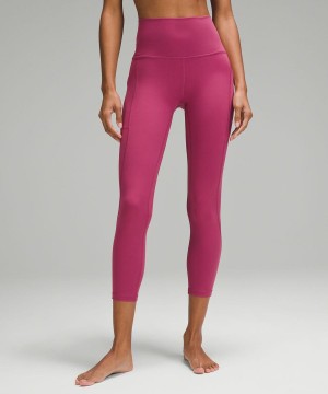 Lululemon Align™ High-Rise Crop with Pockets 23" Leggings Damen Lila | 0853SYGIL