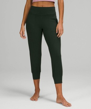 Lululemon Align™ High-Rise Cropped Jogginghose Damen Braun Grün | 8359BIRAK