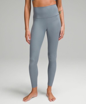 Lululemon Align™ High-Rise Gerippt 28" Leggings Damen Blau | 4608BSWND