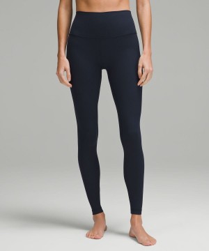 Lululemon Align™ High-Rise Gerippt 28" Leggings Damen Navy | 9218GFPNE