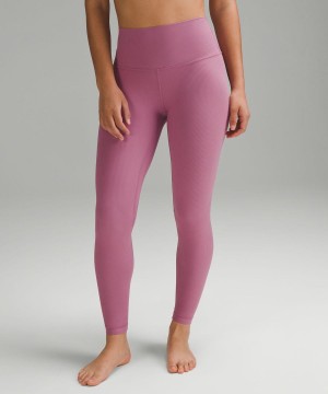 Lululemon Align™ High-Rise Gerippt 28" Leggings Damen Lila | 0195TWAKJ