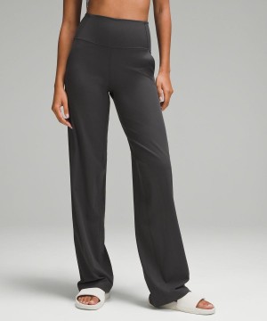 Lululemon Align™ High-Rise Gerippt Weite-Leg Hohe Leggings Damen Tiefesgrau | 2891NWHGD