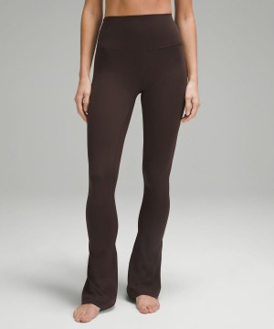 Lululemon Align™ High-Rise Mini-Flared Extra Kurzes Leggings Damen Schokolade | 8034QXMOZ