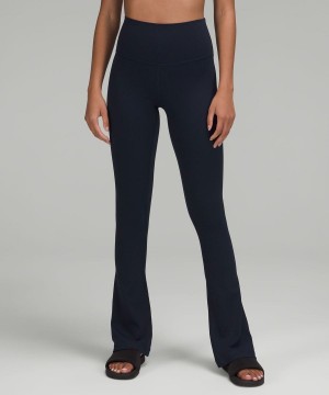 Lululemon Align™ High-Rise Mini-Flared Regular Leggings Damen Navy | 9362VLMRZ