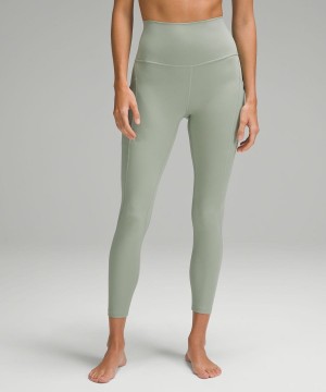 Lululemon Align™ High-Rise with Pockets 25" Leggings Damen Hellgrün | 8164FMHKD