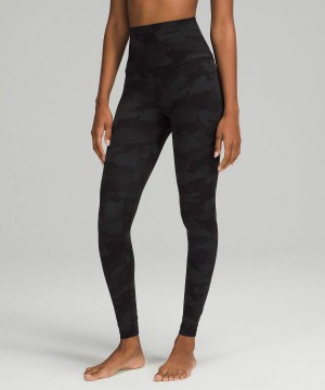 Lululemon Align™ Super-High-Rise 28" Leggings Damen Camouflage Schwarz Mehrfarbig | 0691CZUOB