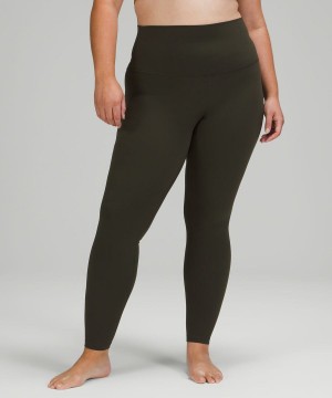 Lululemon Align™ Super-High-Rise 28" Leggings Damen Dunkelolivgrün | 2135RSPUN