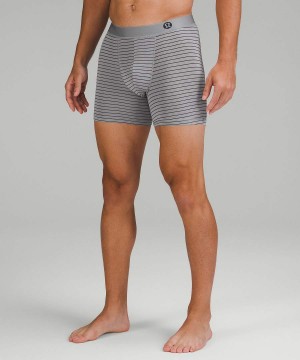 Lululemon Always In Motion Mesh Boxer 5" Unterwäsche Herren Grau Tiefesgrau | 0632FWESA