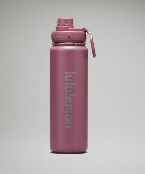 Lululemon Back to Life Sport Bottle 24oz Wasserflaschen Damen Lila | 4285TLCUR