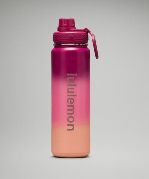 Lululemon Back to Life Sport Bottle 24oz Wasserflaschen Herren Lila Rosa Koralle | 4196YGLCN