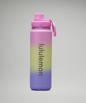 Lululemon Back to Life Sport Bottle 24oz Wasserflaschen Damen Lila | 6829WUSDF