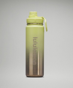 Lululemon Back to Life Sport Bottle 24oz Shine Wasserflaschen Damen Grau | 3792MOPVN