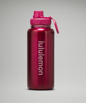 Lululemon Back to Life Sport Bottle 32oz Shine Wasserflaschen Damen Lila | 6459SZRTO