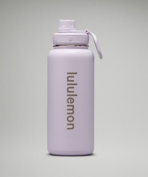 Lululemon Back to Life Sport Bottle 32oz Wasserflaschen Damen Lila | 0842LPNTI