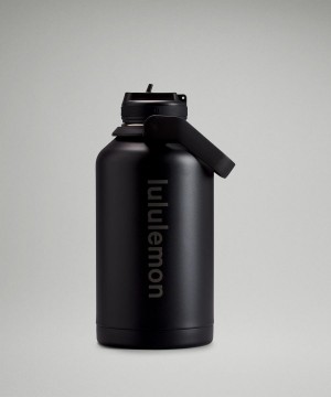 Lululemon Back to Life Sport Bottle 64oz Wasserflaschen Herren Schwarz | 6342HGRJQ