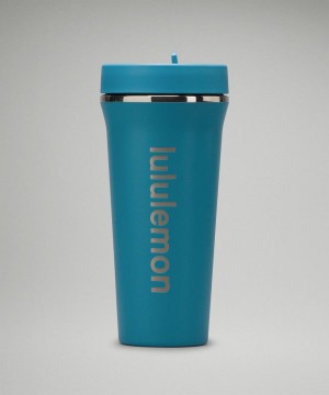 Lululemon Back to Life Tumbler 24oz Wasserflaschen Herren Blau | 4106YWOVG