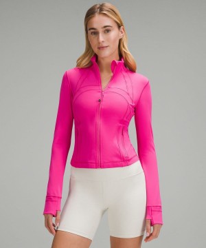 Lululemon Cropped Nulu Define Jacke Damen Rosa | 1839ASGCN