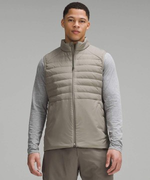 Lululemon Down for It All Weste Herren Dunkelgrau | 3025TANFC