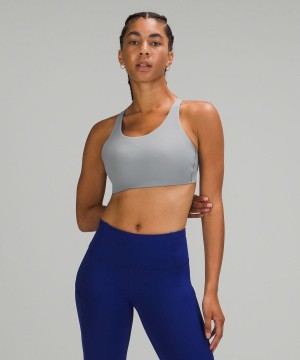 Lululemon Energy Bra High Support, B–DDD Cups Sport BH Damen Grau | 5240BFCRN