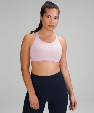 Lululemon Energy Bra High Support, B–DDD Cups Sport BH Damen Rosa | 4860XEMKI