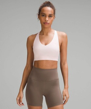 Lululemon Envital Bra Medium Support B/C Cup Sport BH Damen Hellrot | 2985WAILM