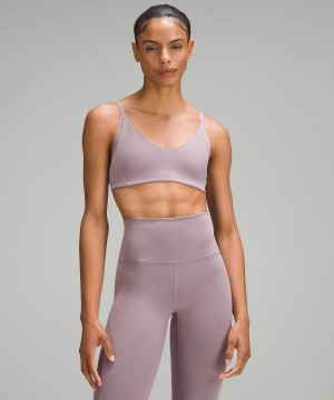 Lululemon Everlux with Mesh Train Bra B/C Cup Sport BH Damen Lila | 6045YAIXS