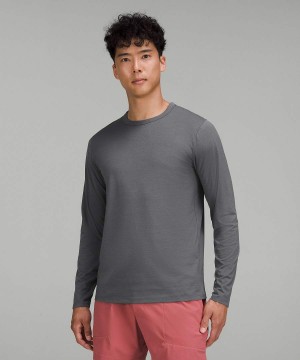 Lululemon Fundamental Langarmhemd Herren Weiß | 8564YASQU