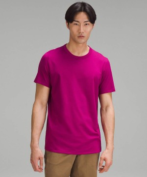 Lululemon Fundamental T-shirts Herren Lila | 0573EIMYT