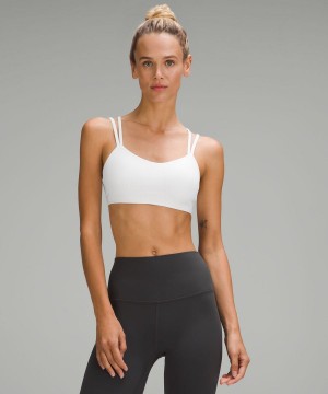 Lululemon Like a Cloud Gerippt Bra Light Support, B/C Cup Sport BH Damen Weiß | 1954CIJBR